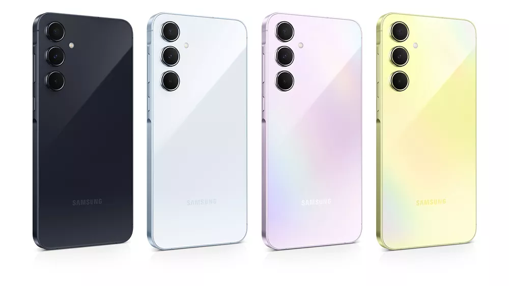 Obl&yacute; design a barevn&eacute; odst&iacute;ny telefonu Samsung Galaxy A55 5G 8/128GB Yellow_02