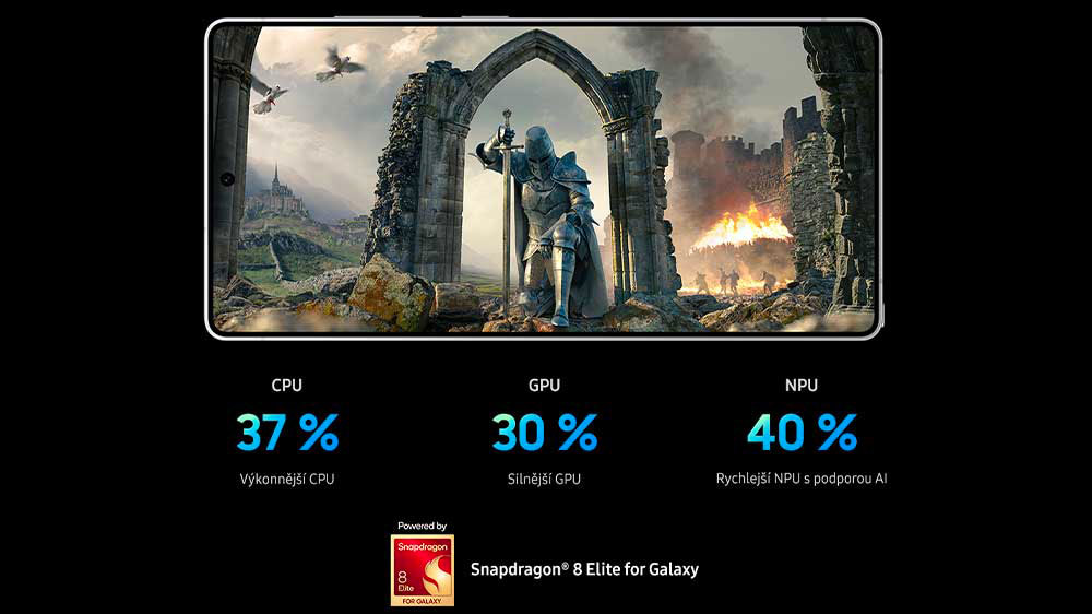 Hraní hry na smartphonu Samsung Galaxy S25+_07