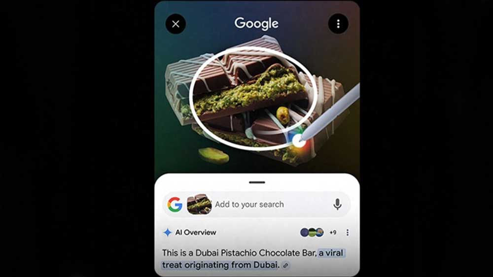 Zakroužkovaná čokoláda na obrázku s vyhledávačem Google_03