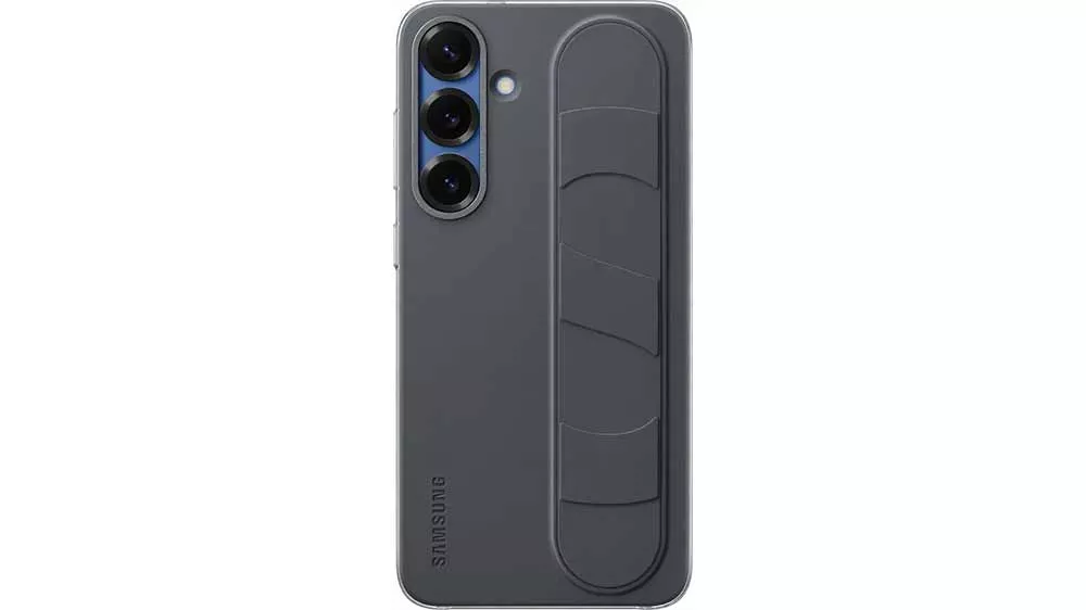 Puzdro na telefón Samsung Standing Grip Case Galaxy S25+ čierna_01
