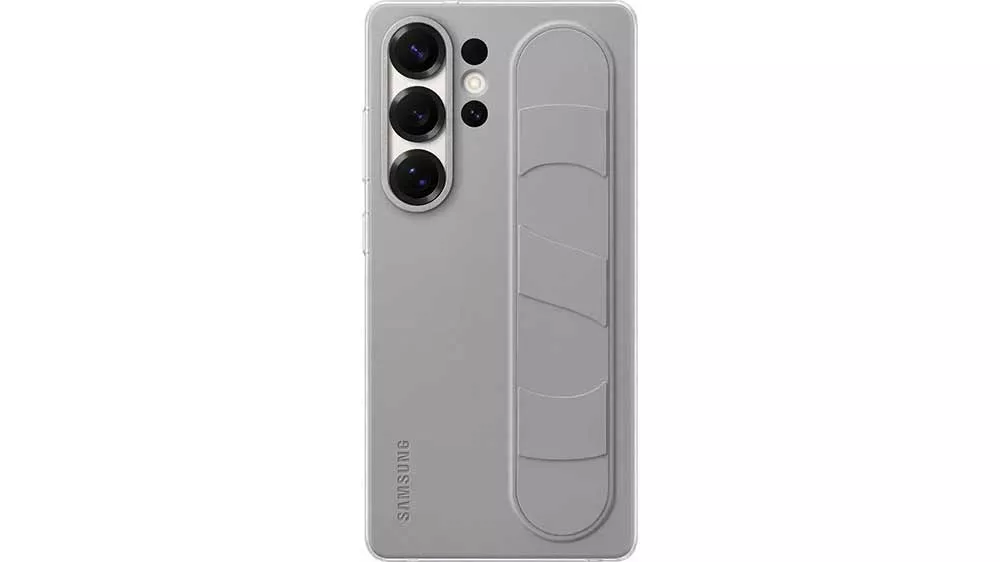 Pouzdro na telefon Samsung Standing Grip Case Galaxy S25 Ultra &scaron;ed&eacute;_01