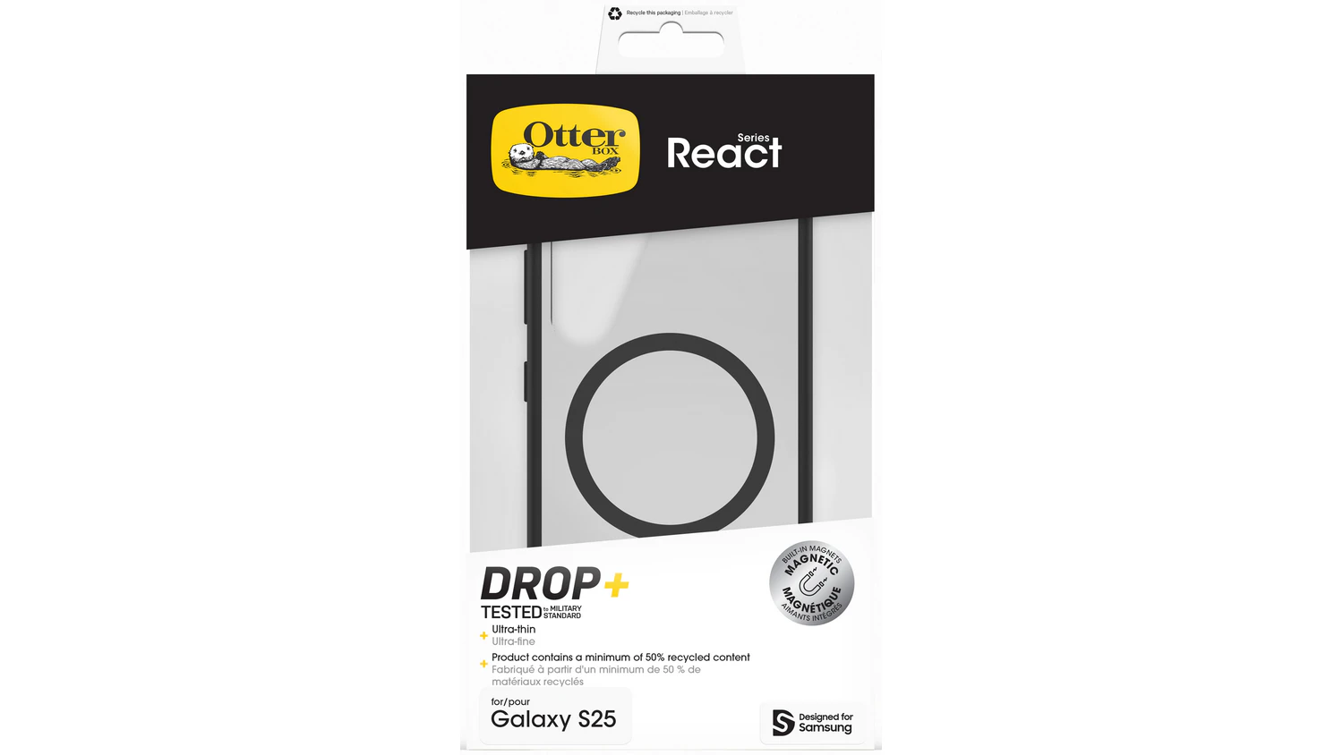 Kryt na mobil Galaxy S25 React balenie_03