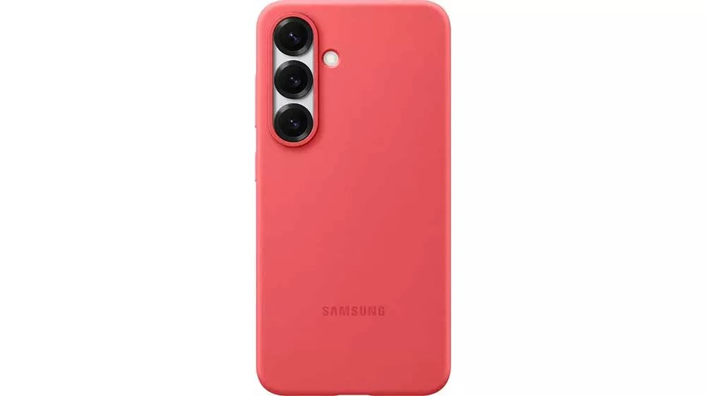 Kryt Samsung Silicone Case Galaxy S25 Red_01