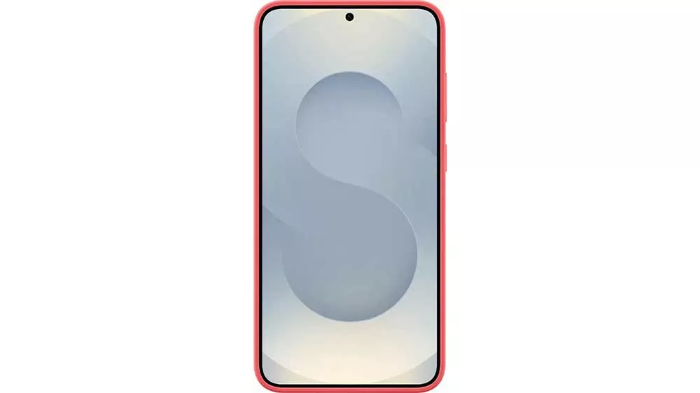 Kryt Samsung Silicone Case Galaxy S25+ Red na telefóne_03