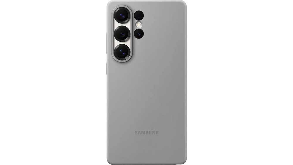 Zadní kryt Samsung Silicone Case Galaxy S25 Ultra Gray_01