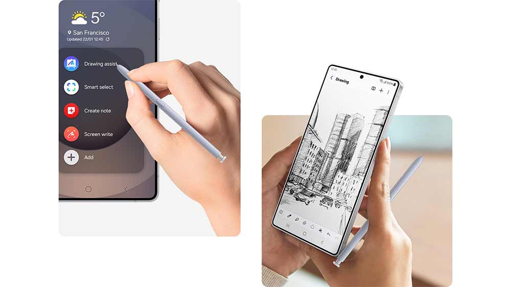 Používanie stylusu S Pen Galaxy S25 Ultra Light Silver_02