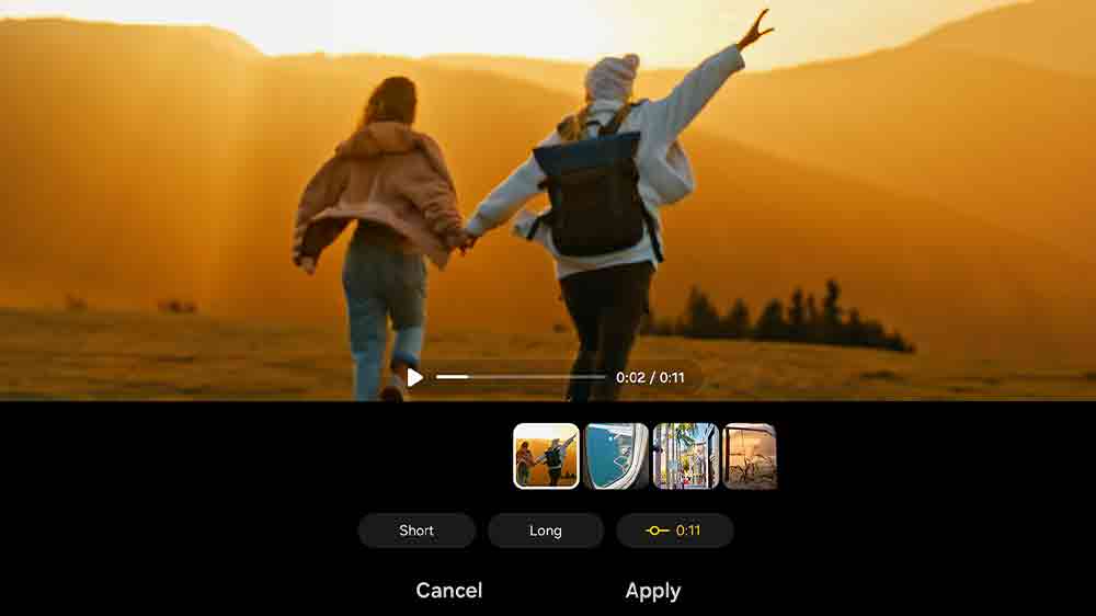 Dva lidé na videu a funkcí automatického střihu_06
