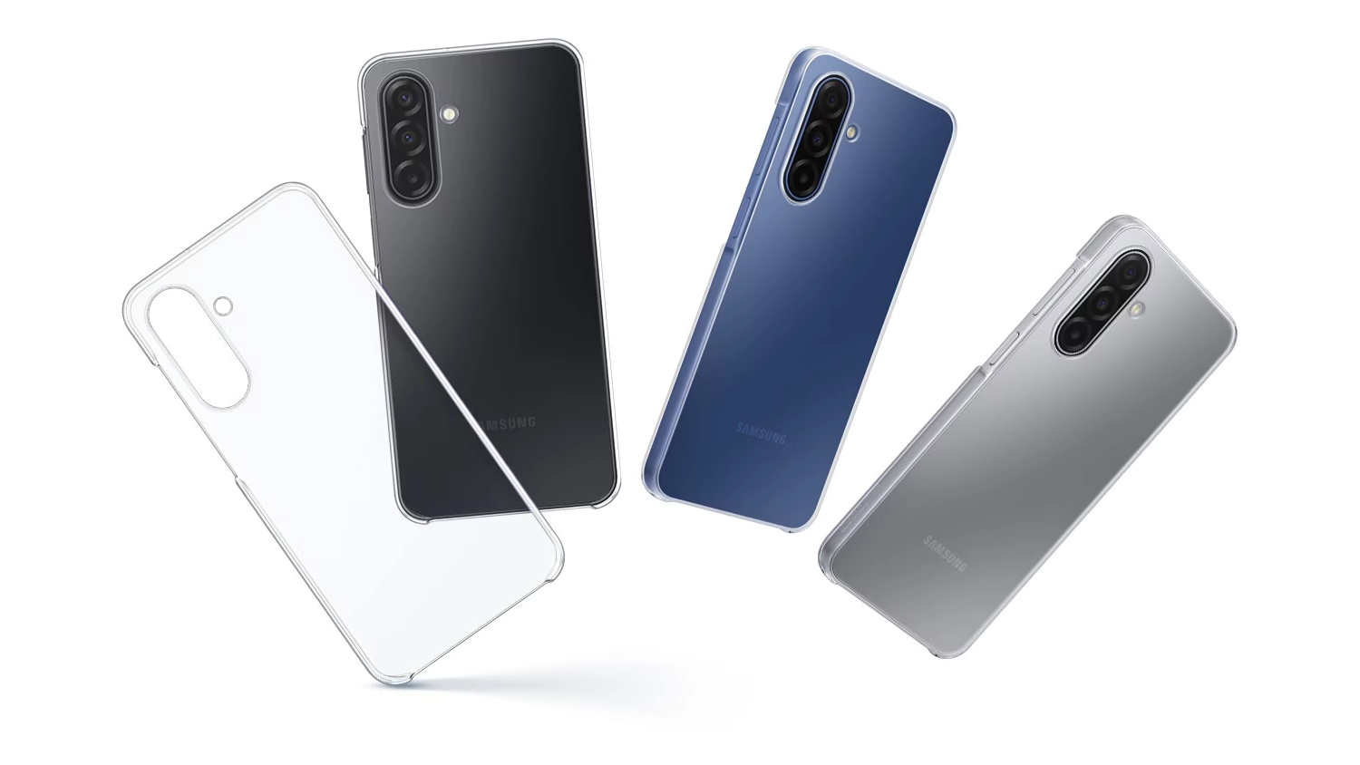 Kryt na mobil Samsung pre Galaxy A17 transparentn&yacute; zadn&yacute; pohľad
