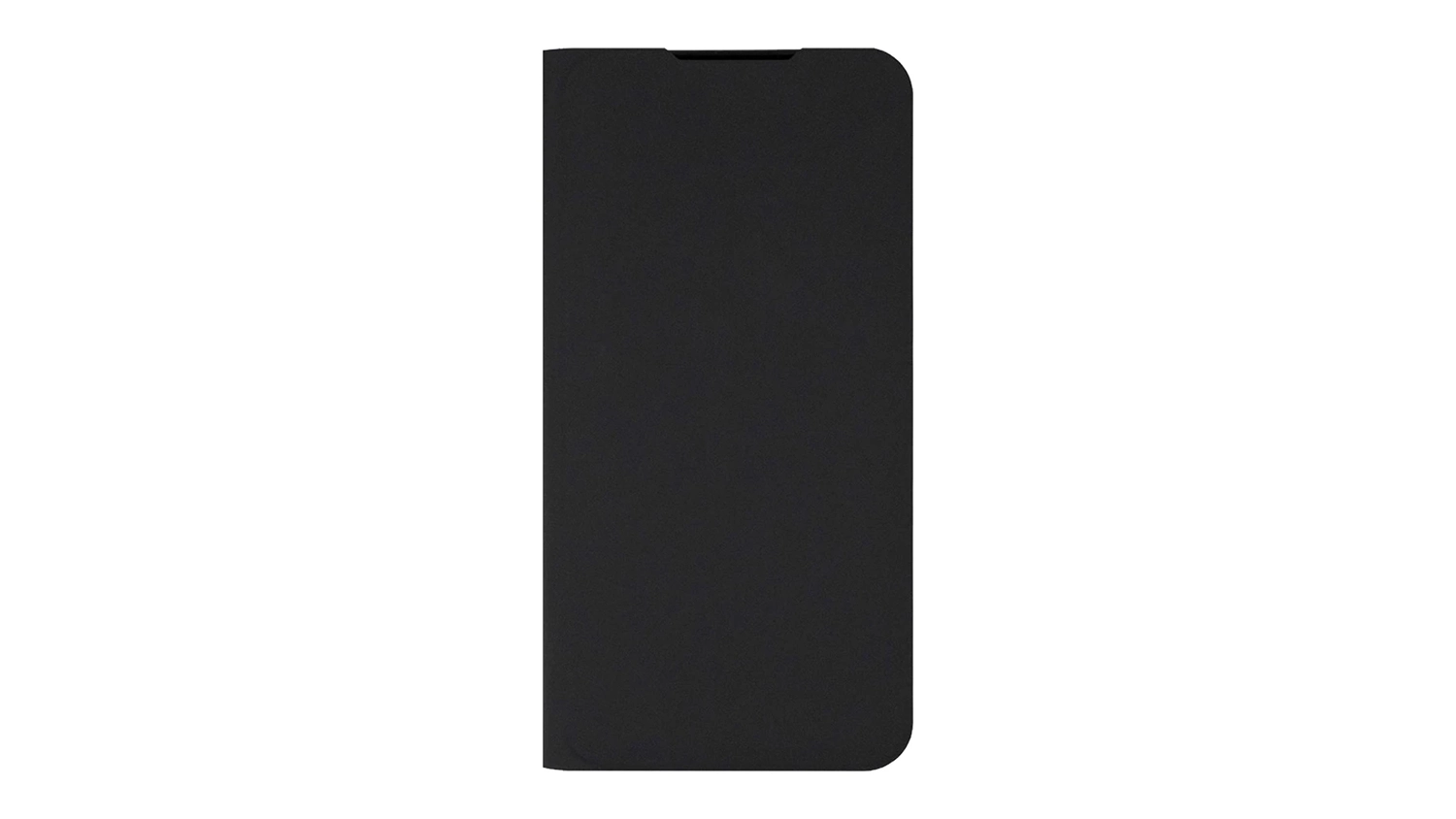 Kryt na mobil Samsung Flip Case pre Galaxy A17 čierny predný pohľad