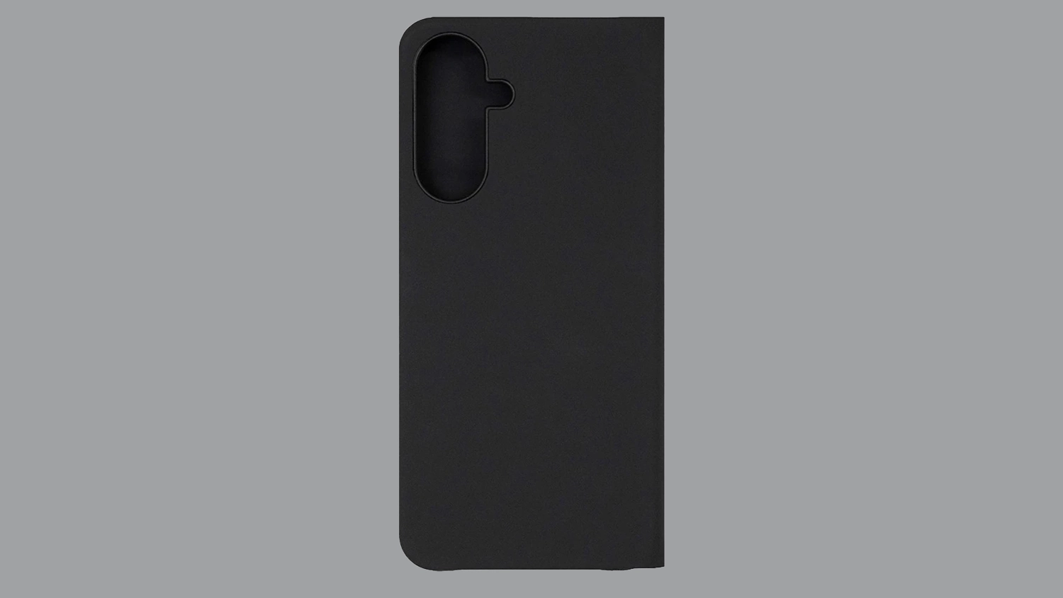 Kryt na mobil Samsung Flip Case pro Galaxy A17 černý zadní pohled