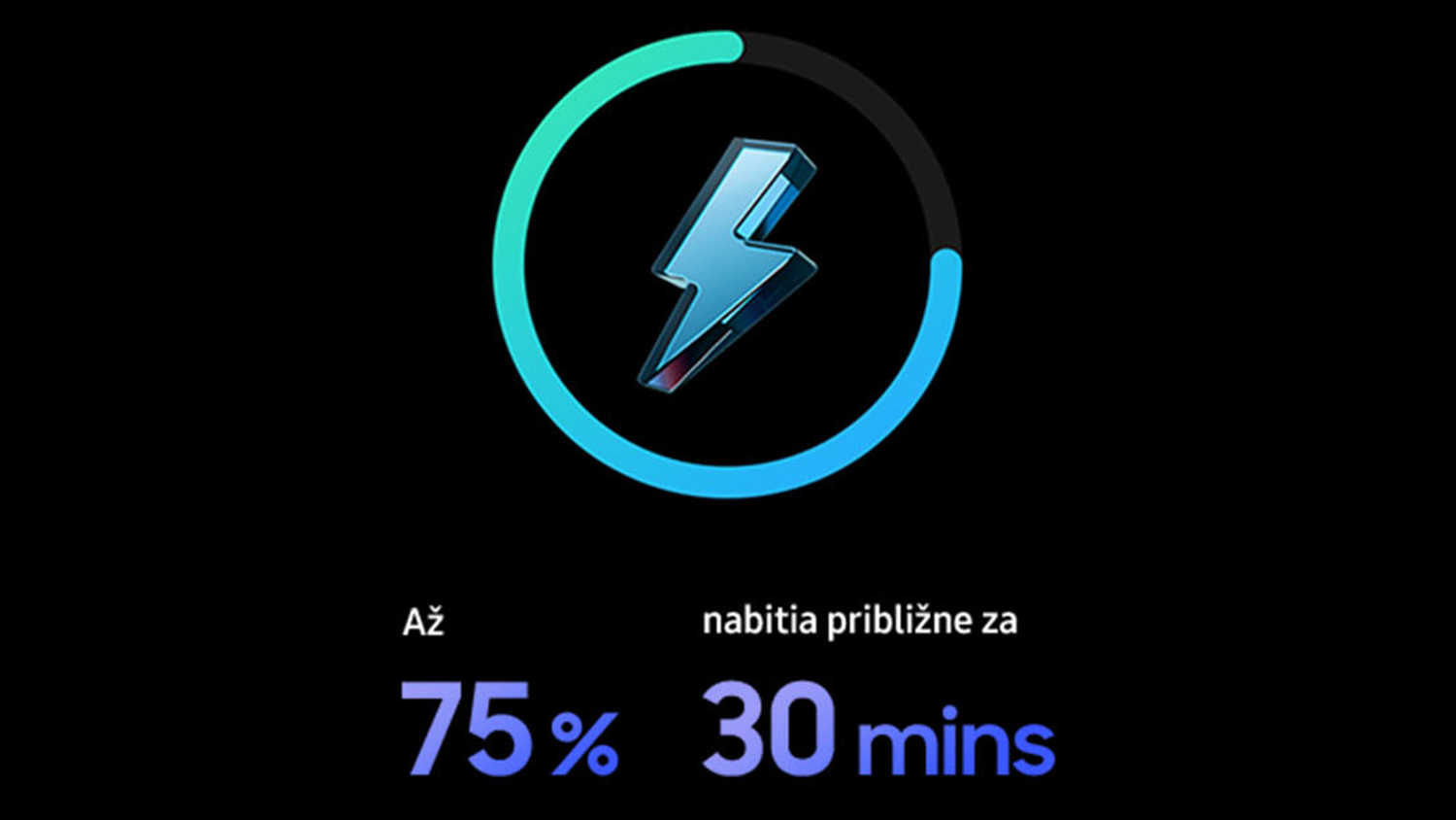 Galaxy S26 Ultra dokážete vďaka superrýchlemu nabíjaniu 3.0 dosahovať bleskovú rýchlosť.