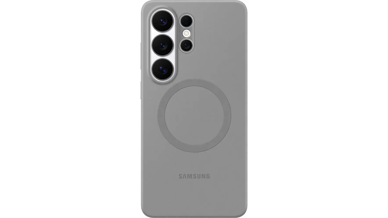 Silik&oacute;nov&yacute; kryt na mobil s magnetom na Samsung Galaxy S26 Ultra, siv&yacute;