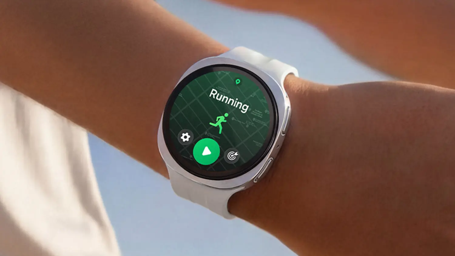 Hodinky Samsung Galaxy Watch9 LTE s grafikou bežeckého tréningu