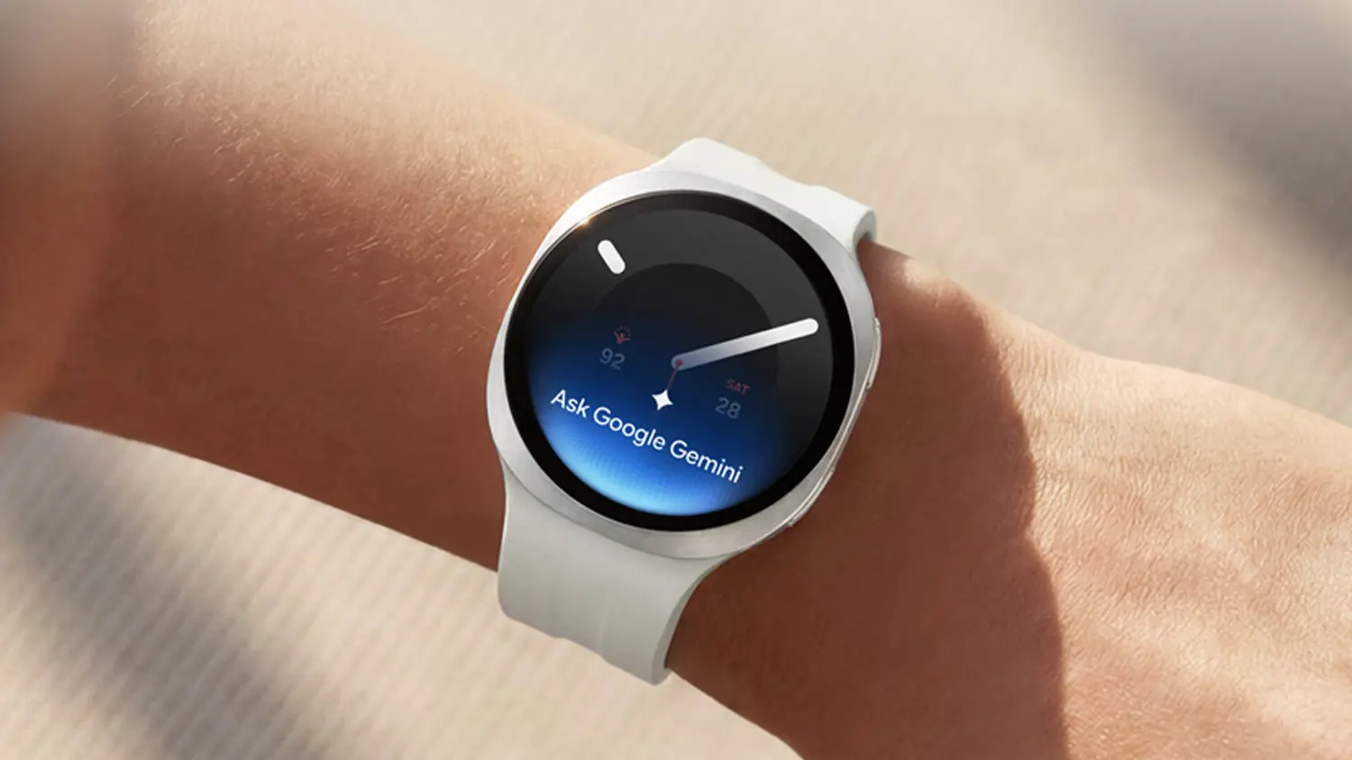 Hodinky Samsung Galaxy Watch9 LTE s grafikou Google Gemini