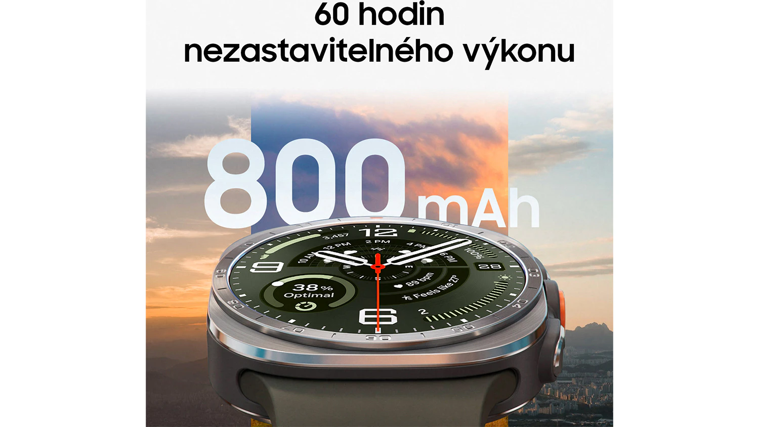 Hodinky Samsung Galaxy Watch Ultra2 s grafikou v&yacute;drže bat&eacute;rie