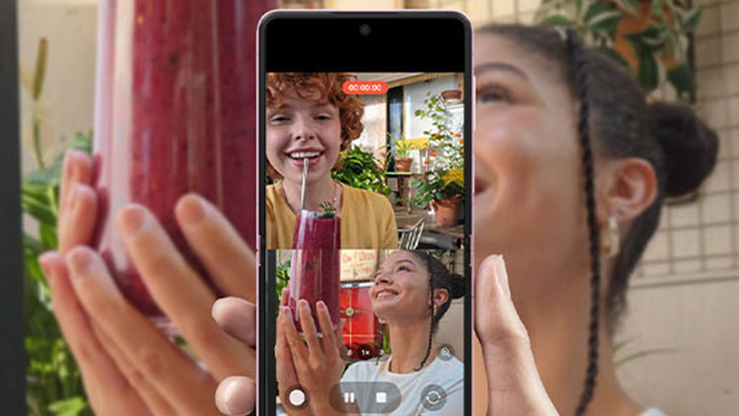 Videohovor přes telefon Samsung Galaxy Z Flip8 5G