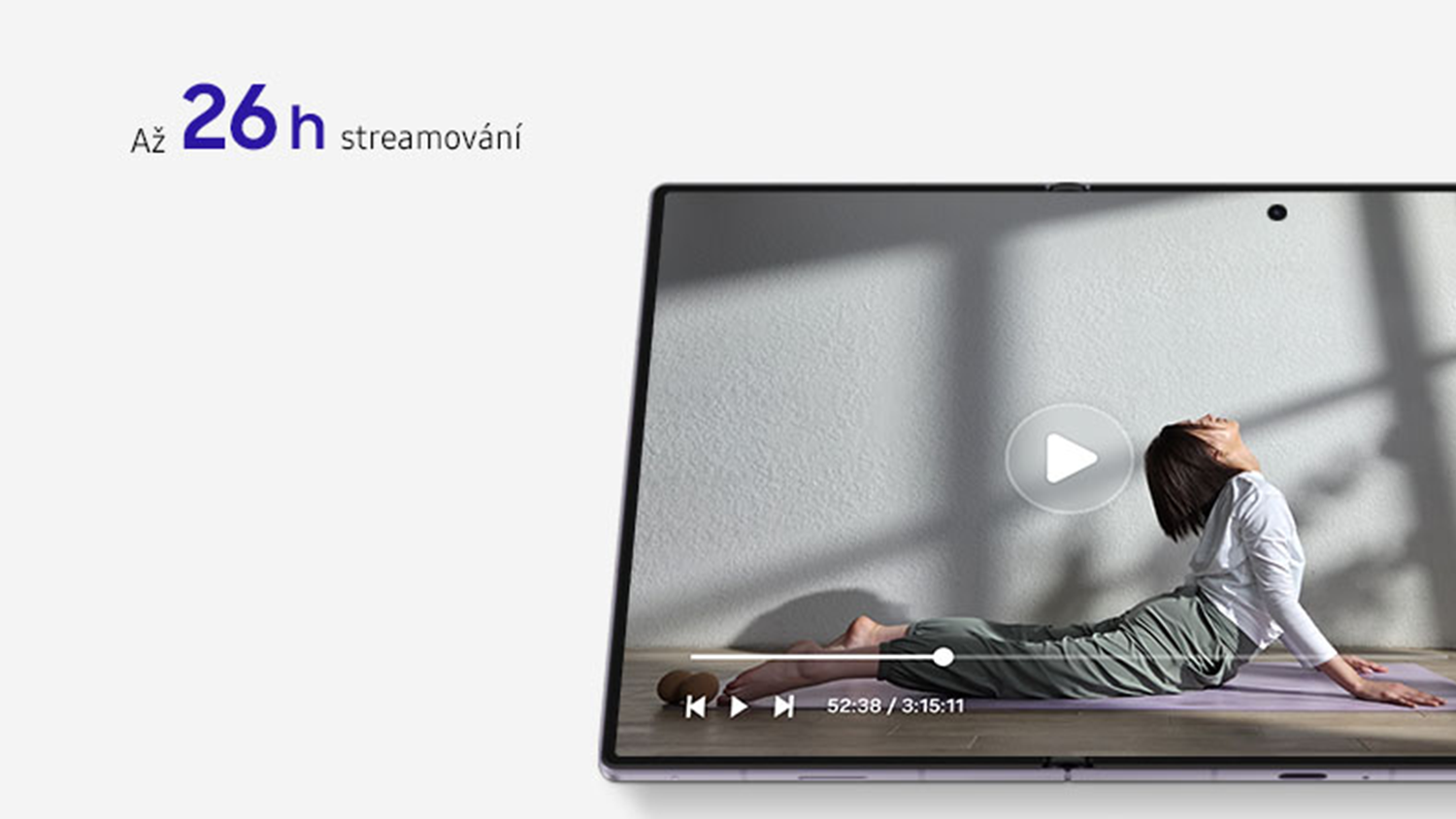 Přehr&aacute;v&aacute;n&iacute; videa až 26 h