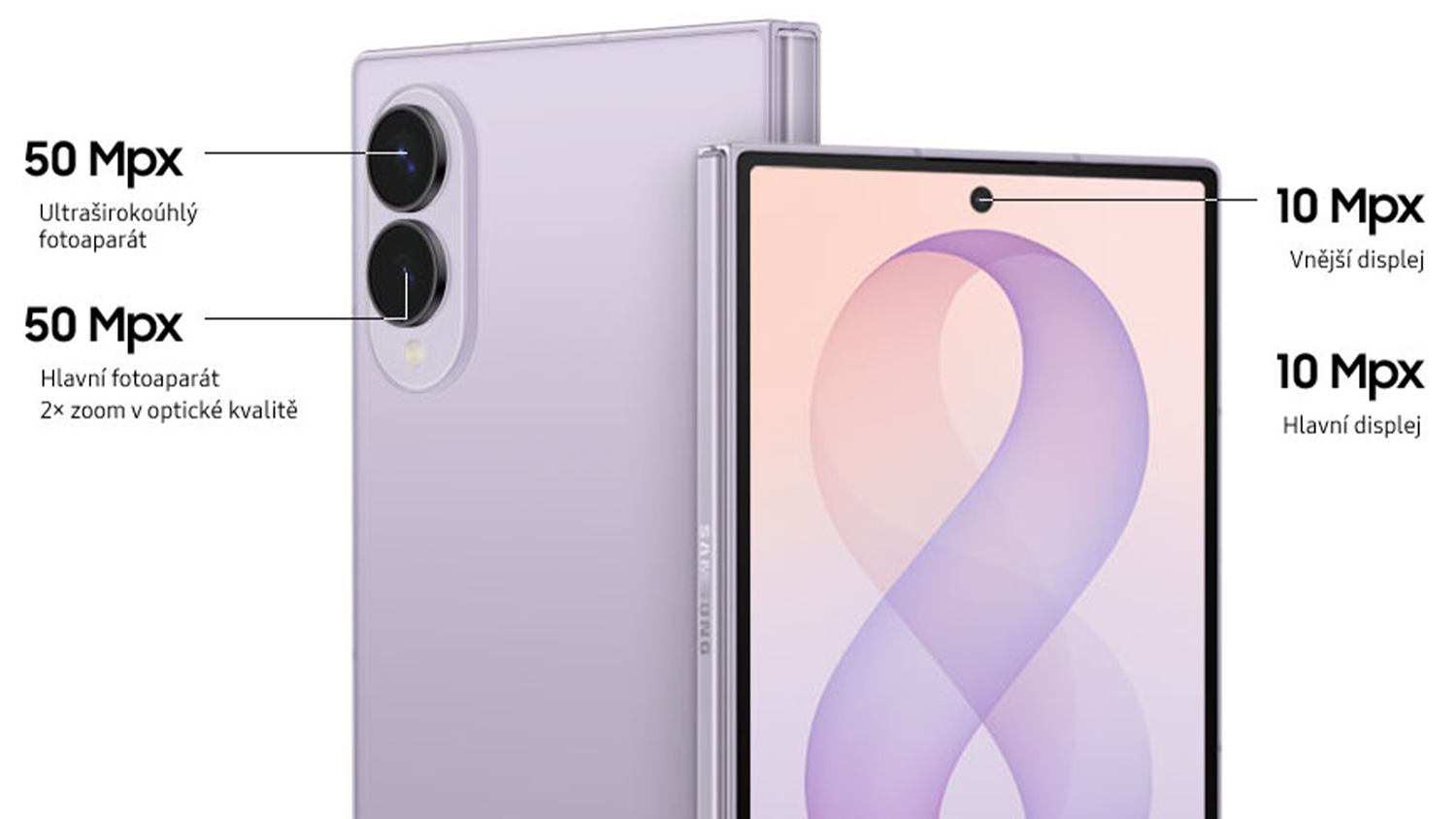 Fotosoustava telefonu Samsung Galaxy Z Fold8 5G