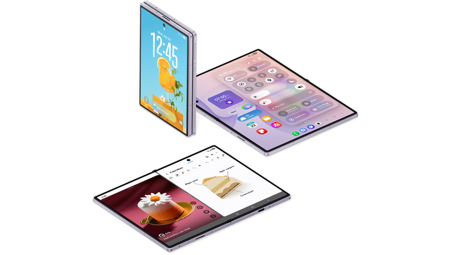 Mobiln&iacute; telefon Samsung Galaxy Z Fold8 5G ve tech variant&aacute;ch rozložen&iacute;
