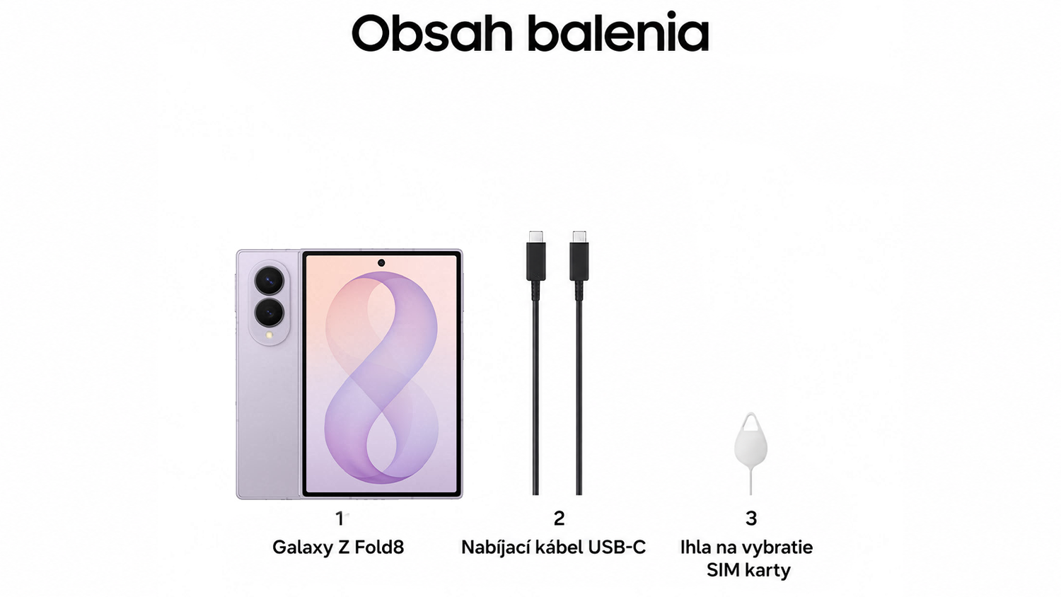 Obsah balenia telef&oacute;nu Samsung Galaxy Z Fold8 5G