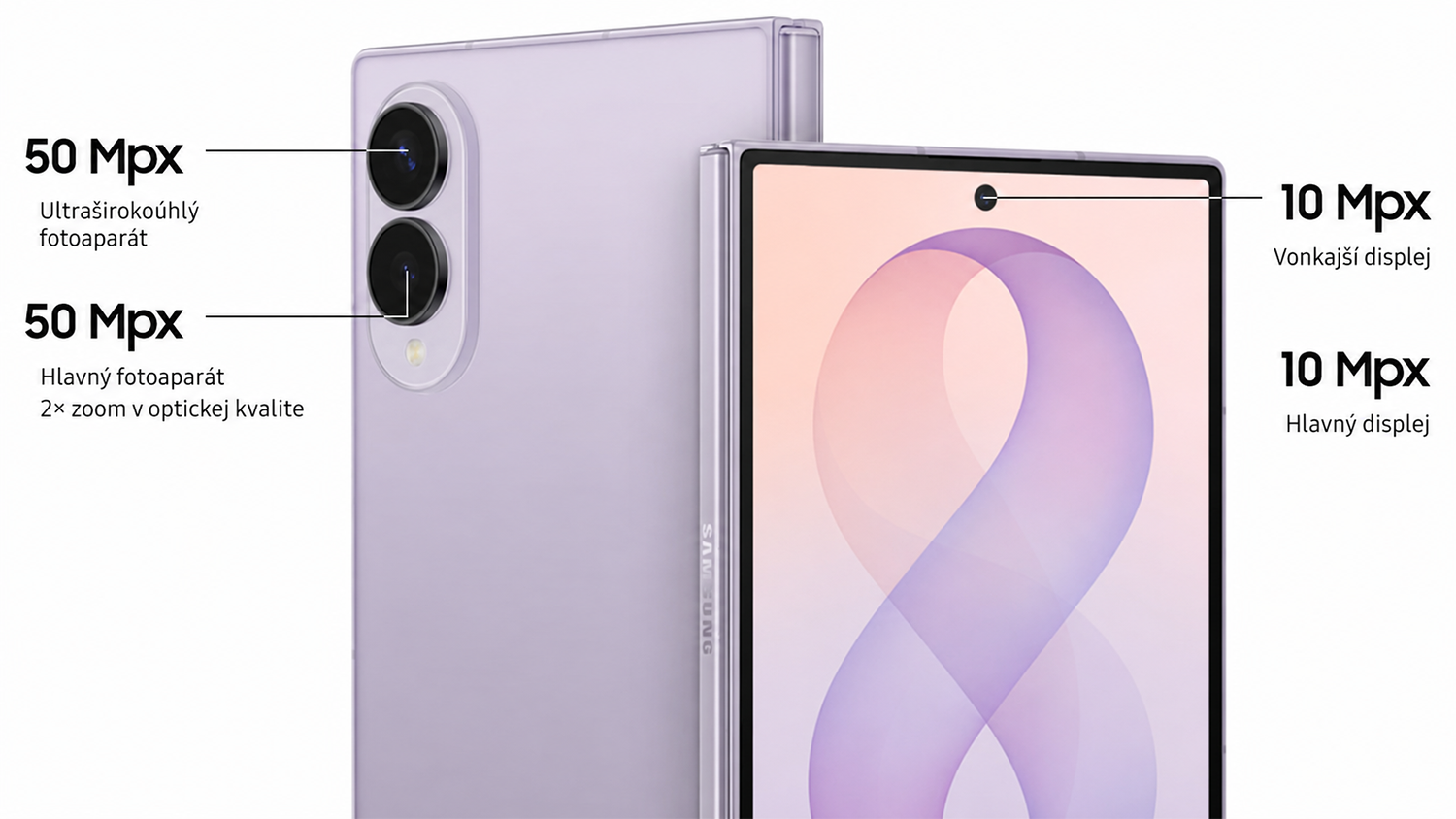 Fotos&uacute;stava telef&oacute;nu Samsung Galaxy Z Fold8 5G