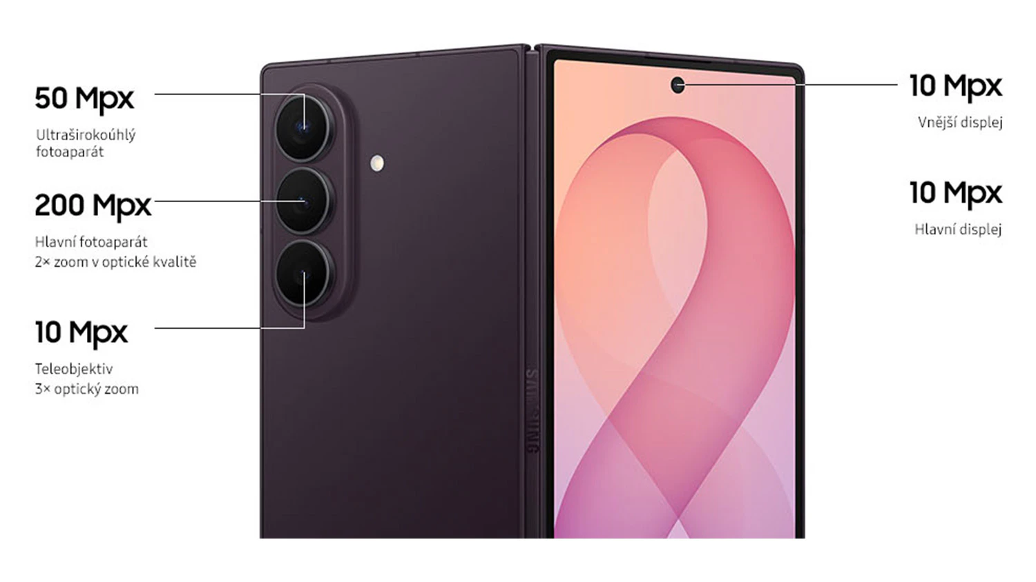 Fotosoustava telefonu Galaxy Z Fold8 Ultra 5G