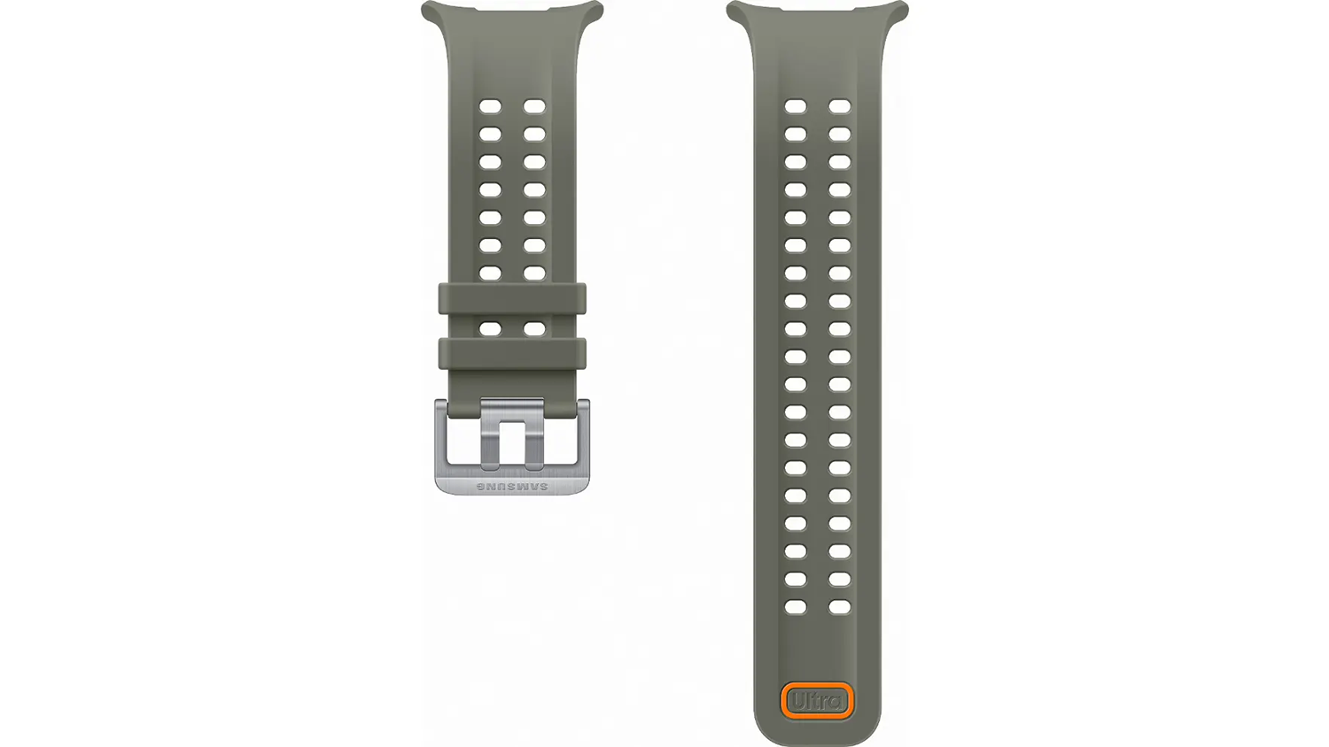 Řem&iacute;nek na hodinky Samsung Marine Band pro Galaxy Watch Ultra2 olivov&yacute;