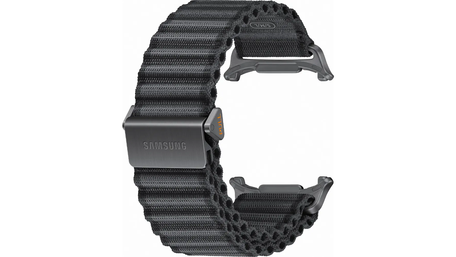 Řem&iacute;nek na hodinky Samsung Trail Band pro Galaxy Watch Ultra2 vizualizace obepnut&iacute; okolo z&aacute;pěst&iacute;