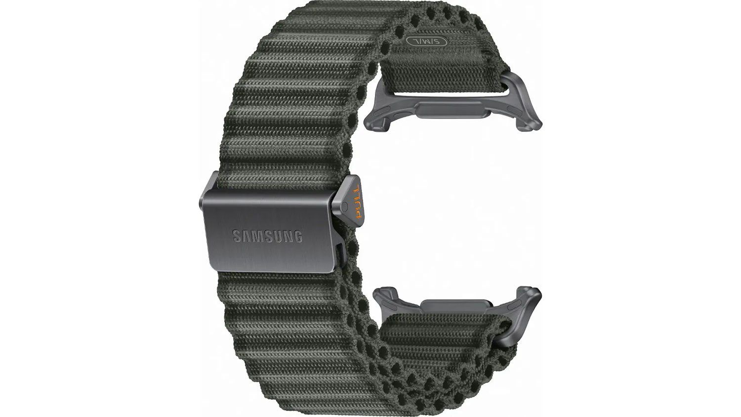 Řem&iacute;nek na hodinky Samsung Trail Band pro Galaxy Watch Ultra2 vizualizace obepnut&iacute; okolo z&aacute;pěst&iacute;