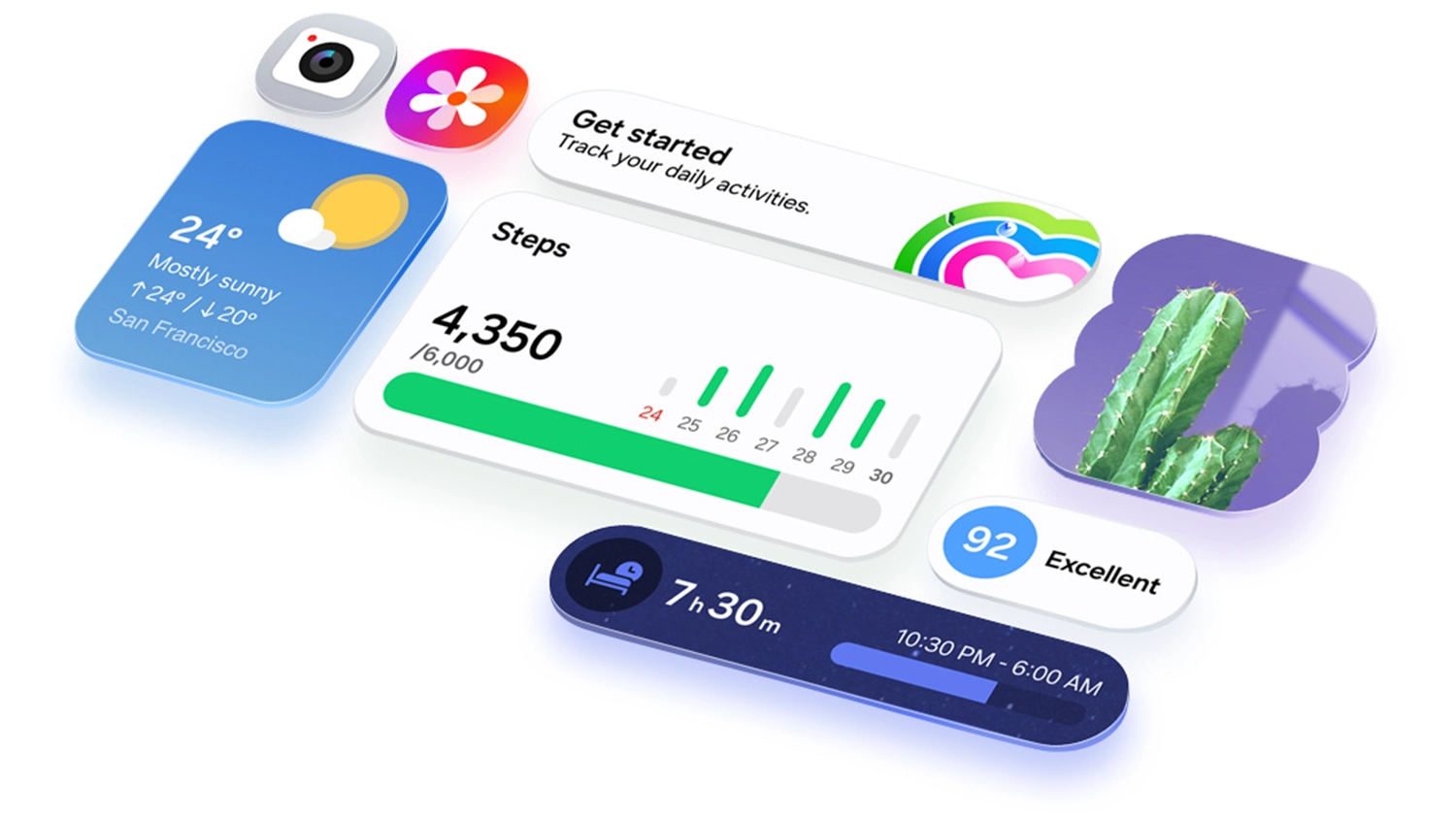 Vizualizace rozhraní One UI 8.5