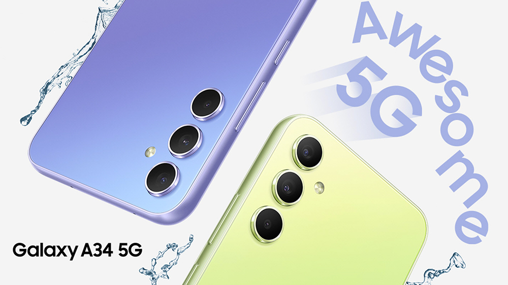 Smartphone Samsung Galaxy A34 5G SM-A346B – život v awesome rytmu s galaxy a34 5g