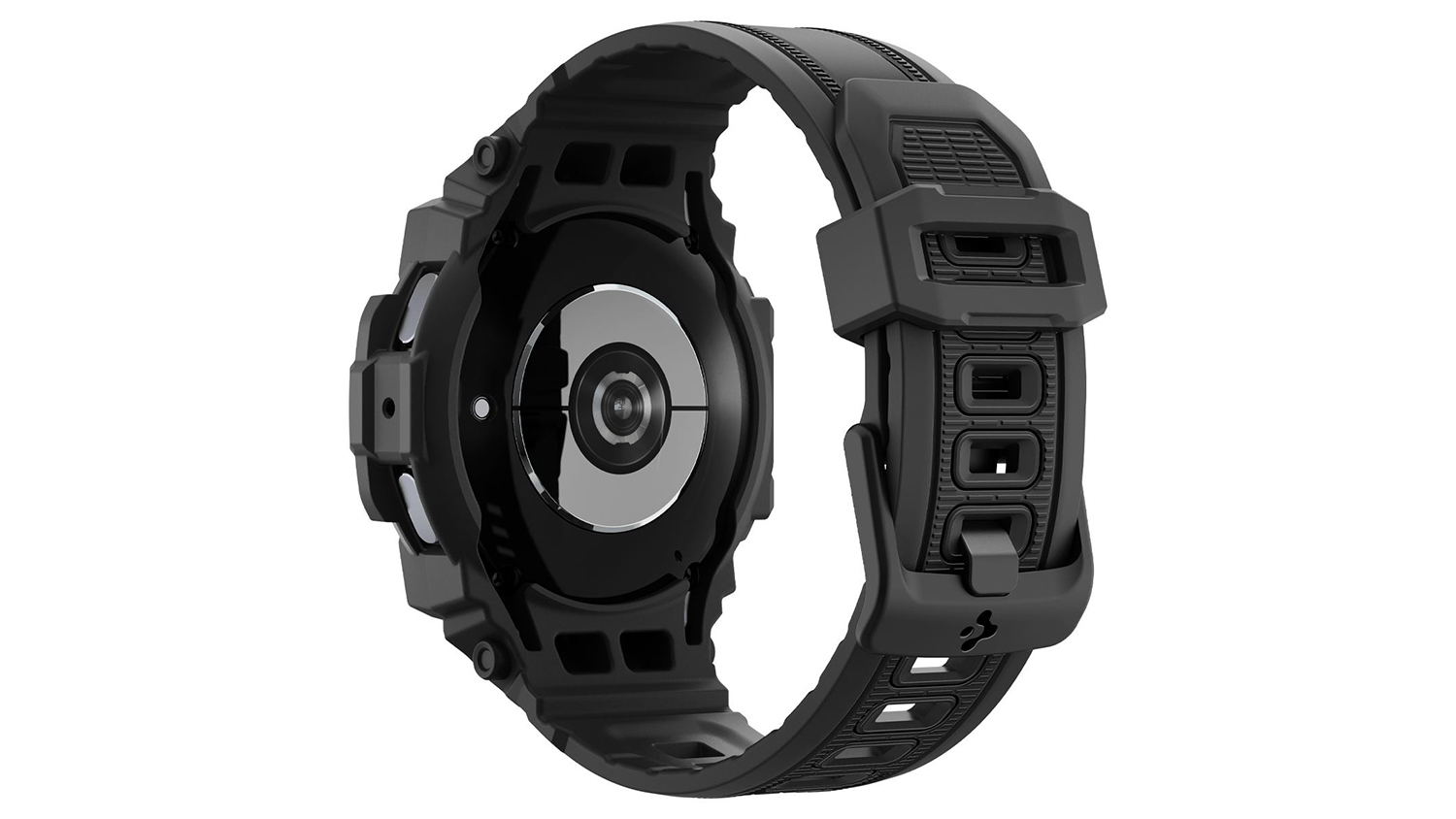 Zadní strana krytu hodinek s řemínkem Spigen Rugged Armor Pro Galaxy Watch7