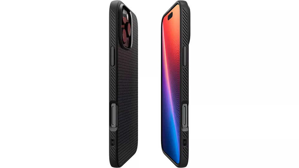 Kryt na telefon Spigen Liquid Air Matte Black iPhone 16 Pro_1
