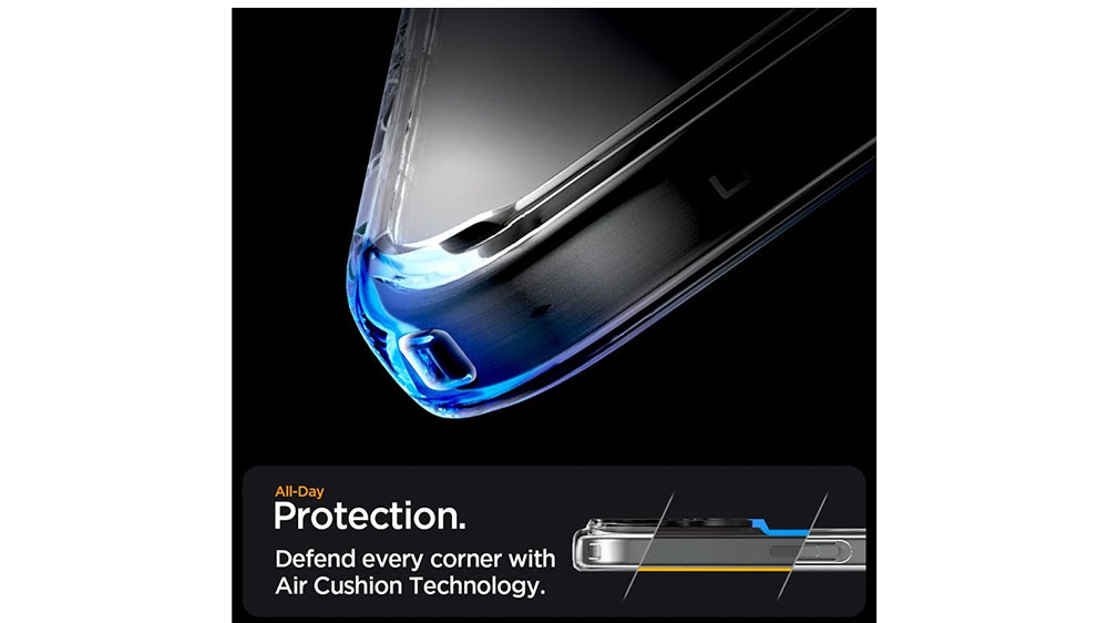 Zvýšené okraje Spigen Ultra Hybrid MagSafe krytu pro iPhone 16 Pro Max_02