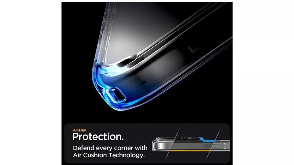 Zvýšené okraje Spigen Ultra Hybrid MagSafe krytu pro iPhone 16 Pro Max_02