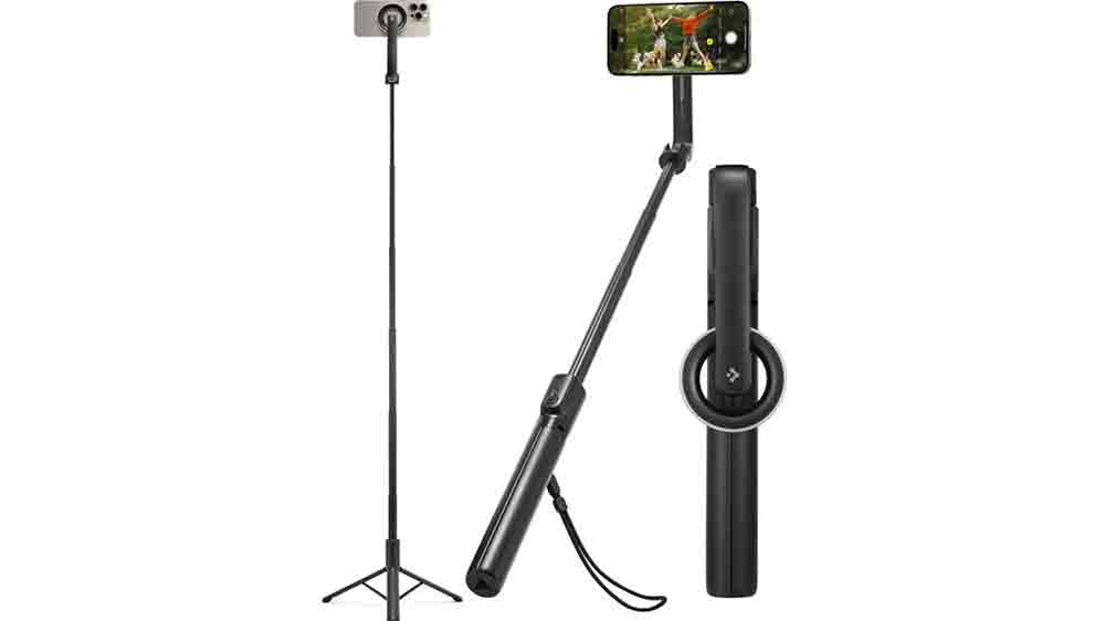 Selfie tyč Spigen MagSafe Tripod Selfie Stick Long_01