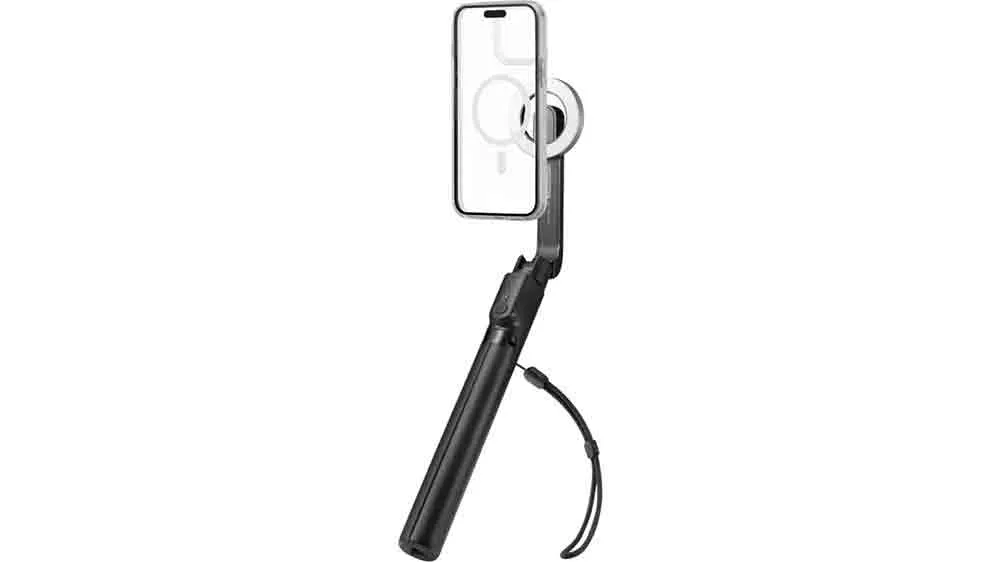 Selfie tyč Spigen MagSafe Tripod Selfie Stick Long připevnění mobilu_02