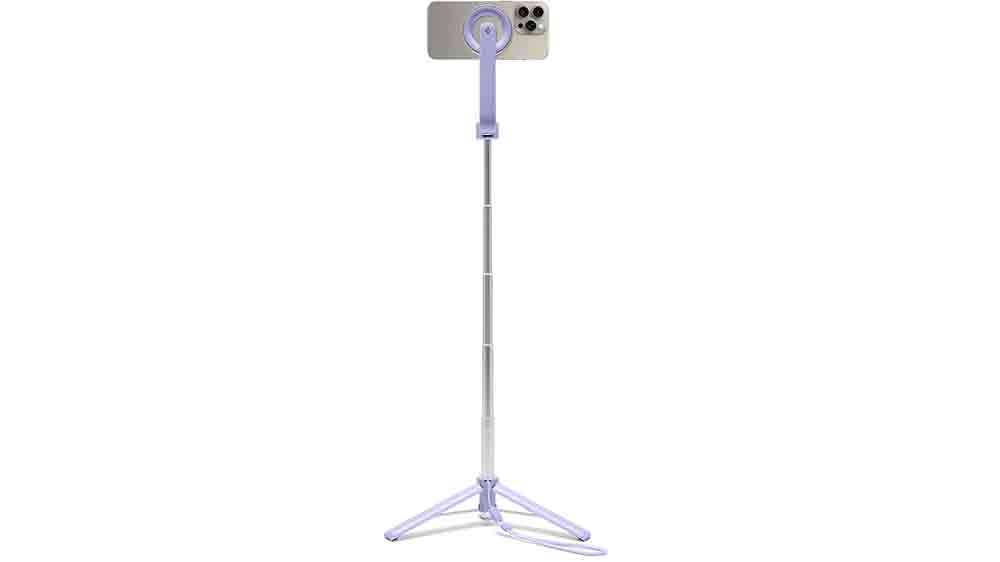 Selfie tyč Spigen MagSafe Tripod Selfie Stick Lavender stativ_02