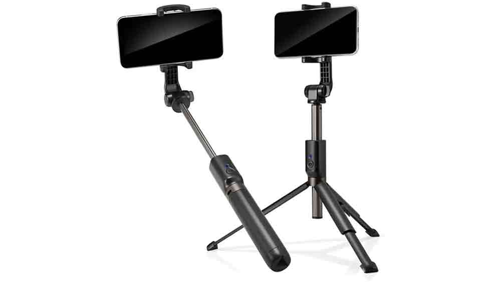 Selfie tyč Spigen Selfie Stick Tripod S540W Black_01