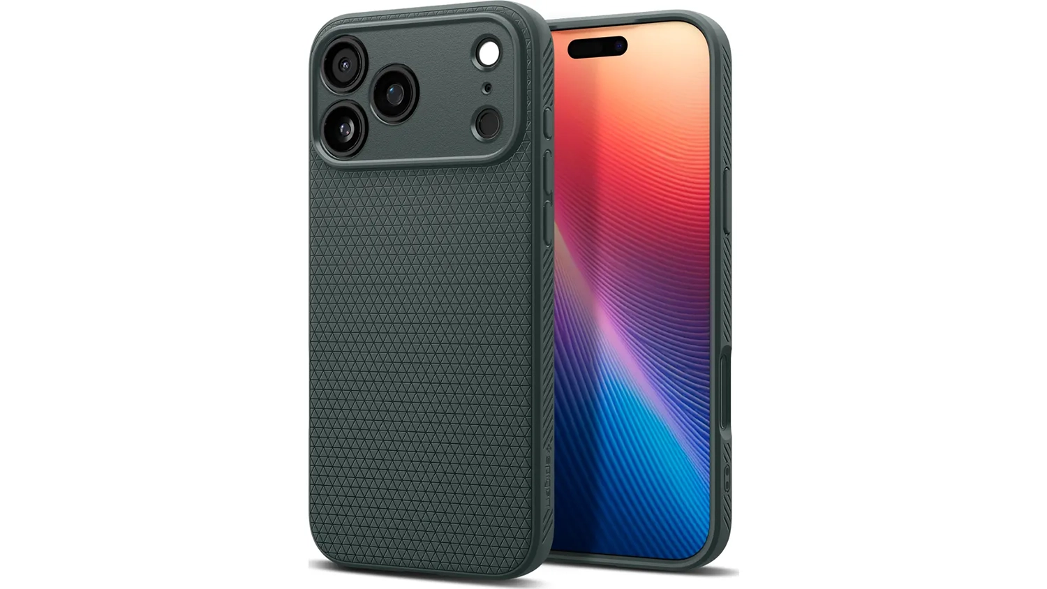 Kryt na mobil Spigen Liquid Air case iPhone 17 Pro predn&yacute; aj zadn&yacute; pohľad