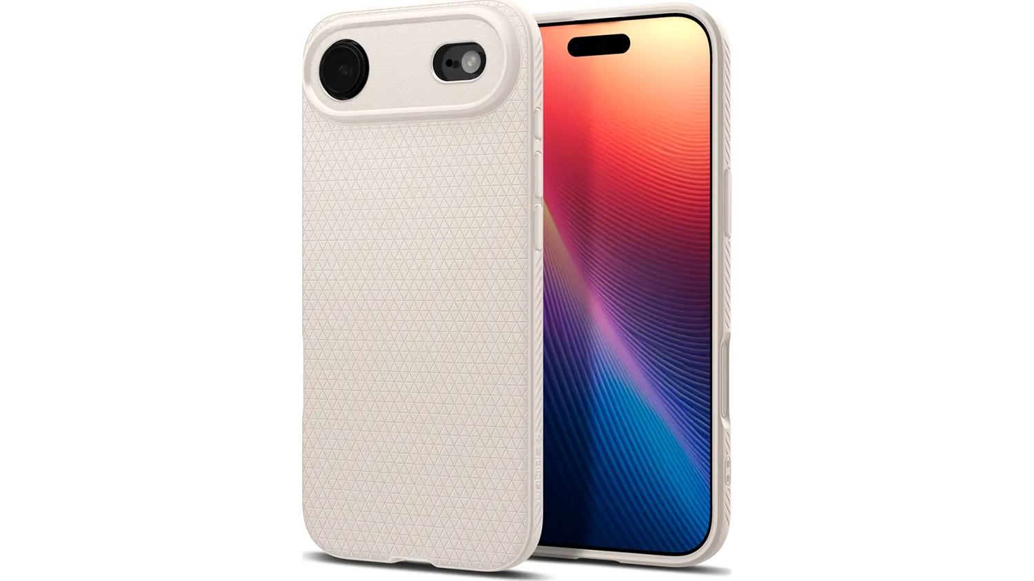 Kryt na mobil Spigen Liquid Air case iPhone Air predn&yacute; aj zadn&yacute; pohľad