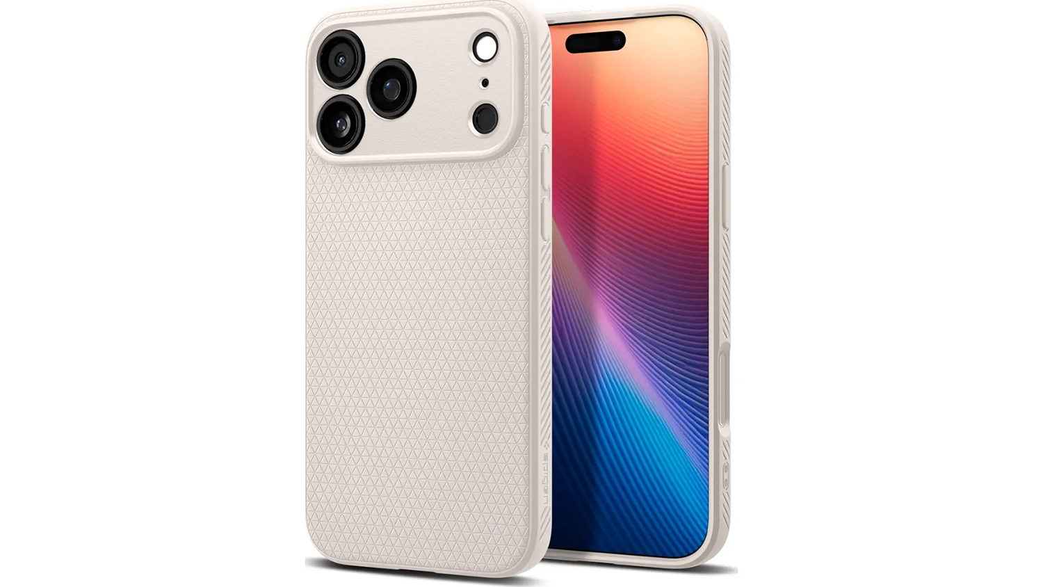 Kryt na mobil Spigen Liquid Air case iPhone 17 Pro predn&yacute; aj zadn&yacute; pohľad