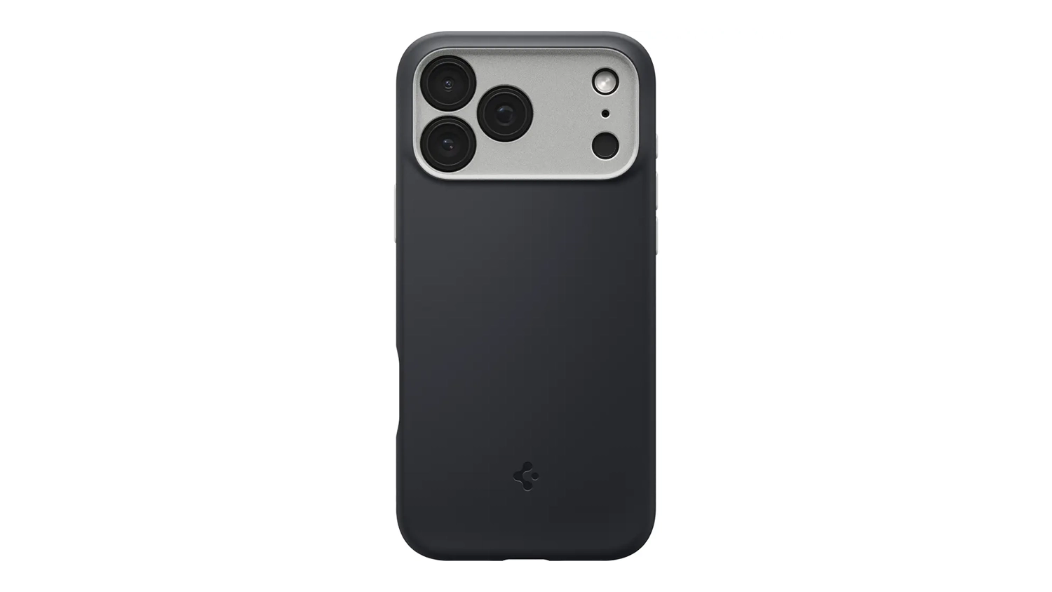 Kryt na mobil Spigen Nano Pop iPhone 17 Pro black sesame zadn&iacute; pohled