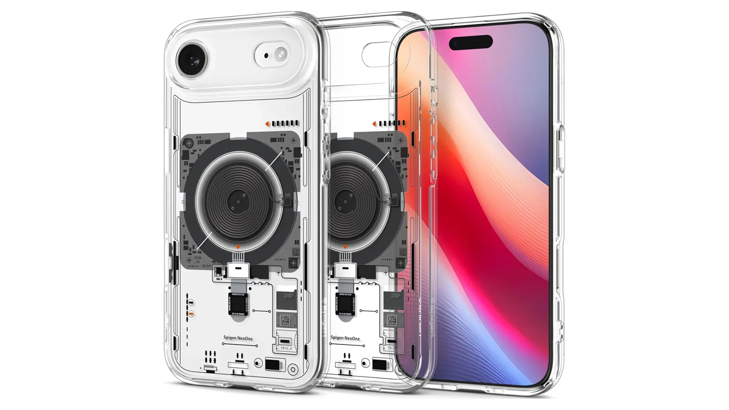 Kryt na mobil Spigen Ultra Hybrid MS pre iPhone Air pohľad zpredu aj zozadu
