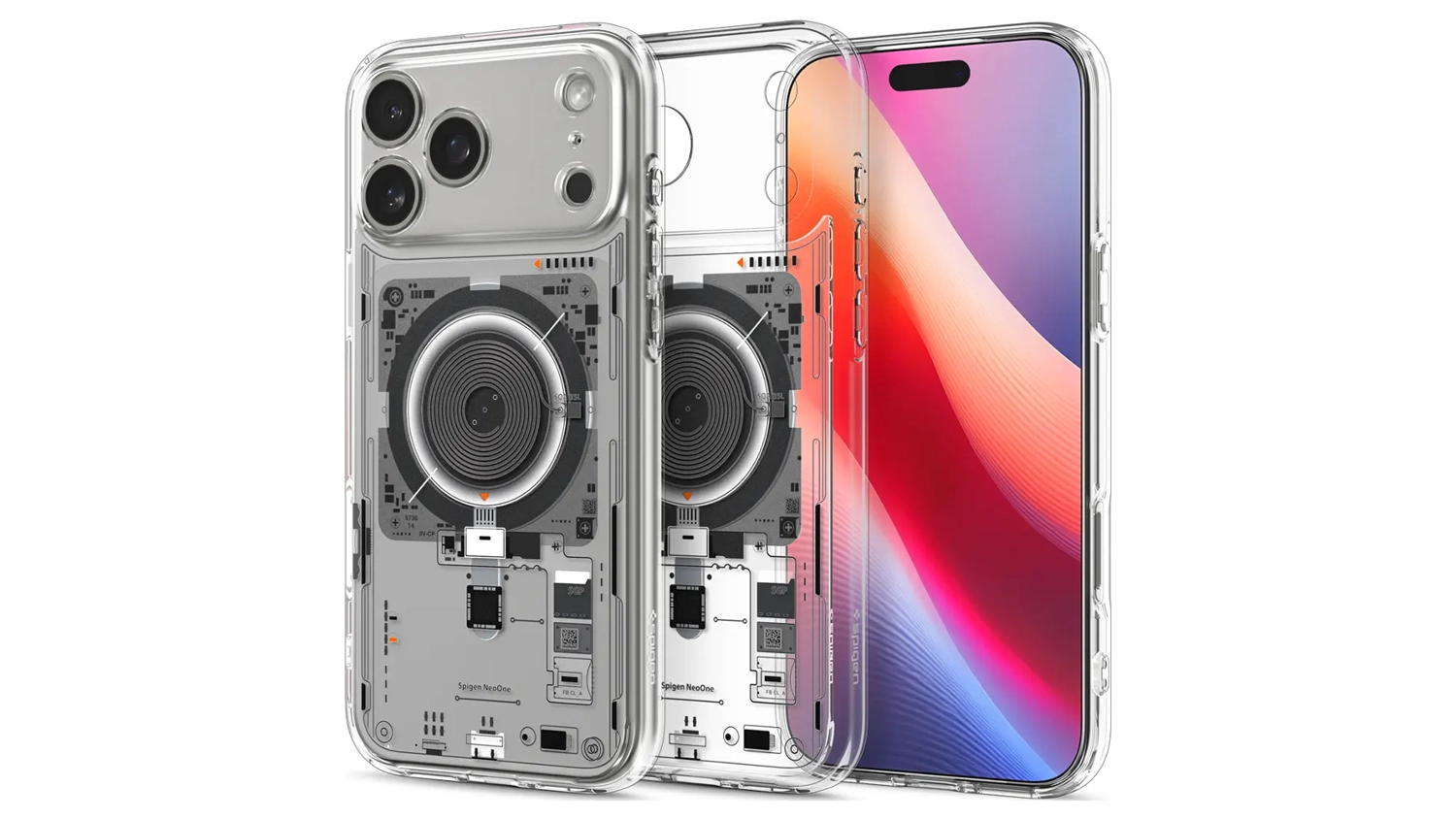 Kryt na mobil Spigen Ultra Hybrid MS pre iPhone 17 Pro Max pohľad zpredu aj zozadu