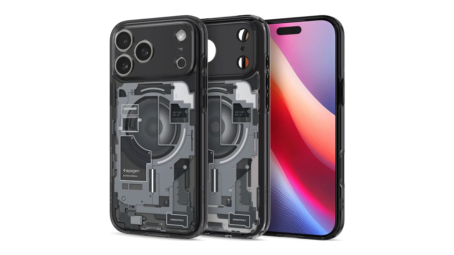 Kryt na mobil Spigen Ultra Hybrid MS pre iPhone 17 Pro Max pohľad zpredu aj zozadu