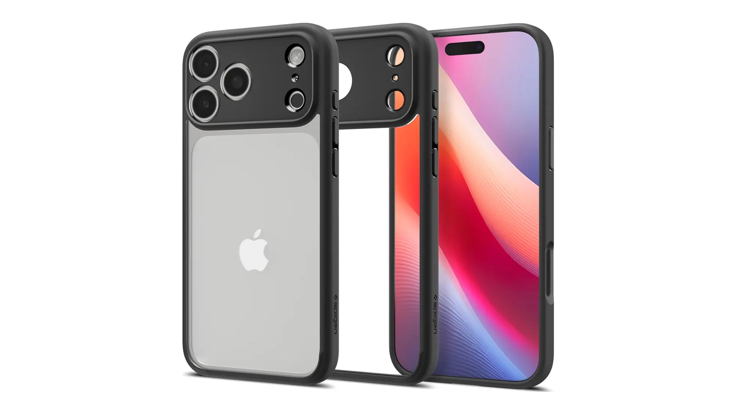Kryt na mobil Spigen Ultra Hybrid pre iPhone 17 Pro pohľad zpredu aj zozadu