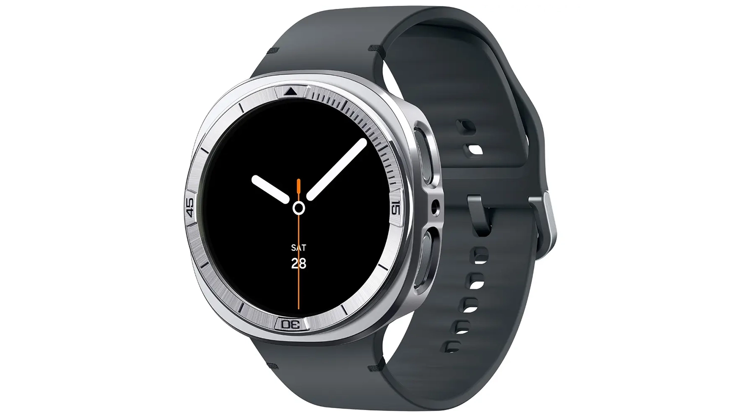 Kryt k chytrým hodinkám Spigen Bezel Tune Pro (Diver) nasazený na Samsung Galaxy Watch 9/8 44mm