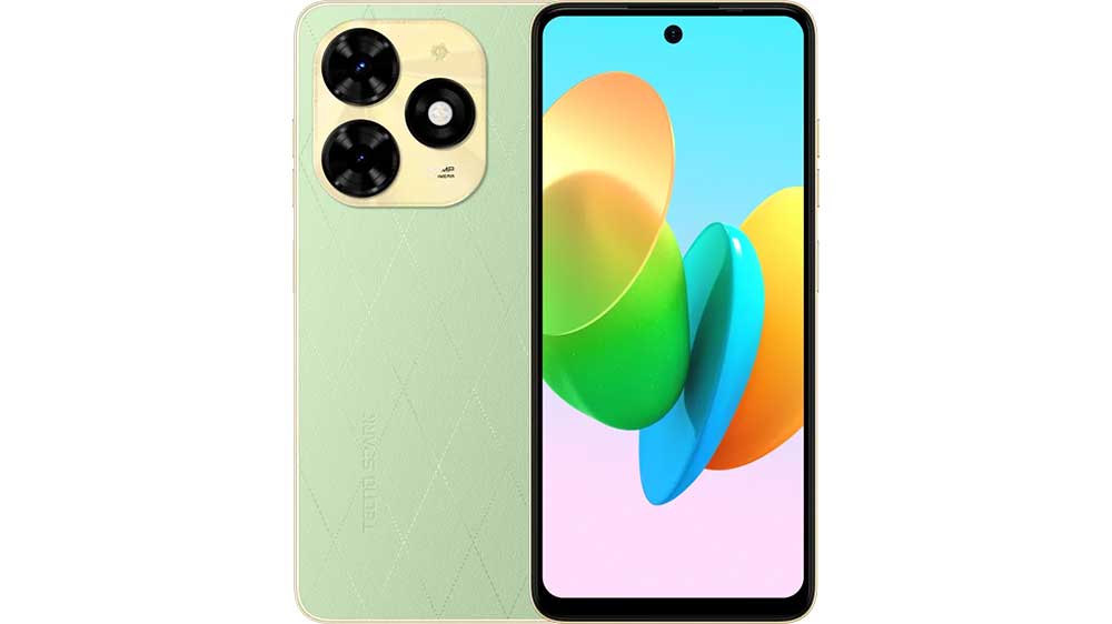 Mobiln&iacute; telefon TECNO Spark 20C 4/128GB Magic Skin Green_01