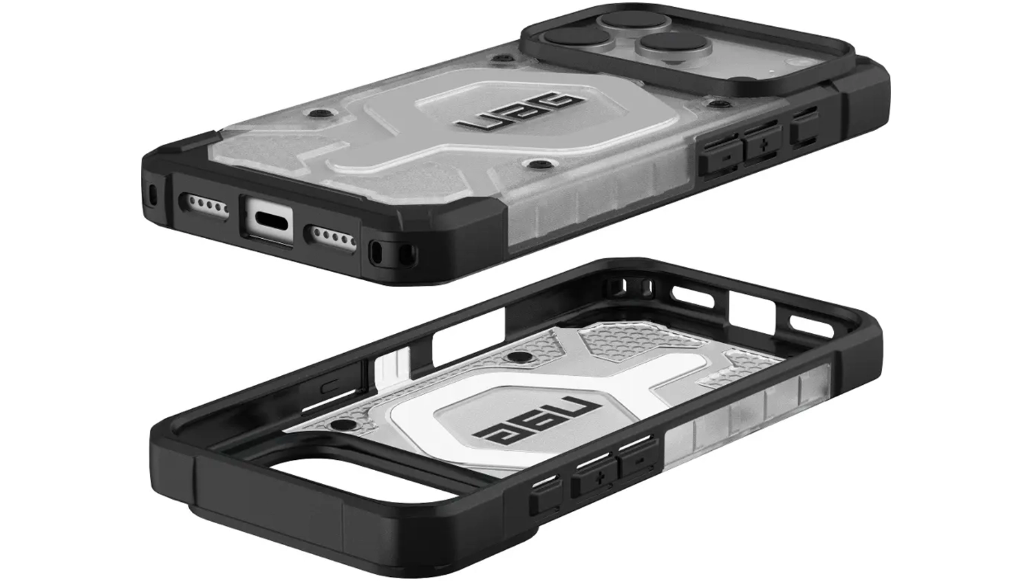 Kryt na iPhone 17 Pro Max UAG Pathfinder Clear MS Ice/Silver